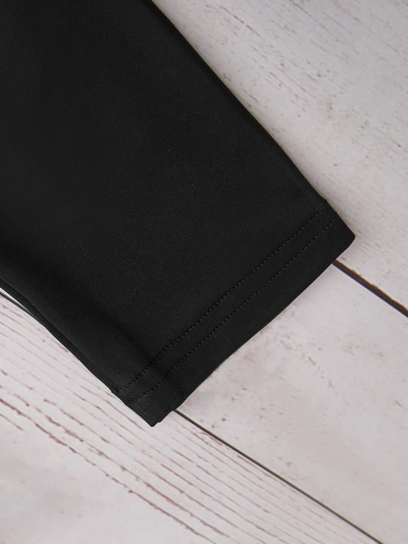 Blusa e Calça de Meia Estação para Bebê Menina com Babados na Bordadura da Manga e Meio Botão