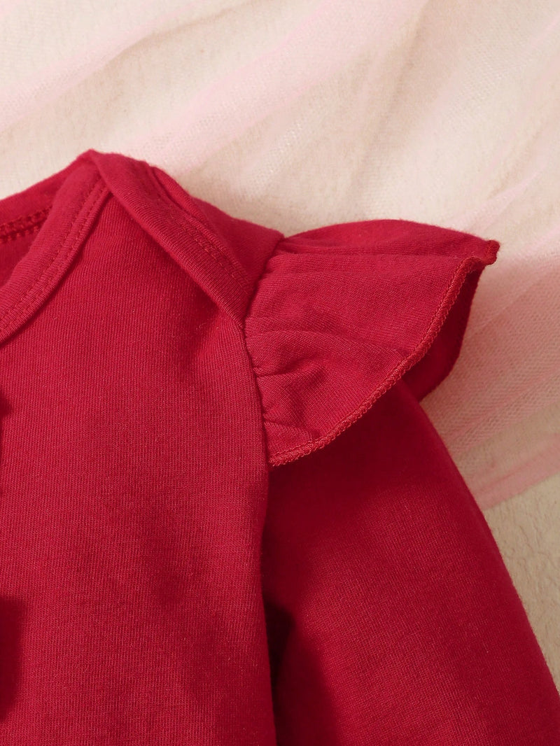 BrownBark Conjunto de roupa de bebê com 3 peças - Top de Manga Longa Amarela com Macacão de Flores e Faixa de Cabeça