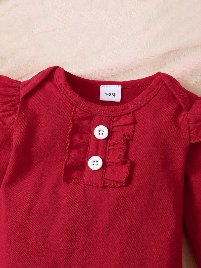 BrownBark Conjunto de roupa de bebê com 3 peças - Top de Manga Longa Amarela com Macacão de Flores e Faixa de Cabeça