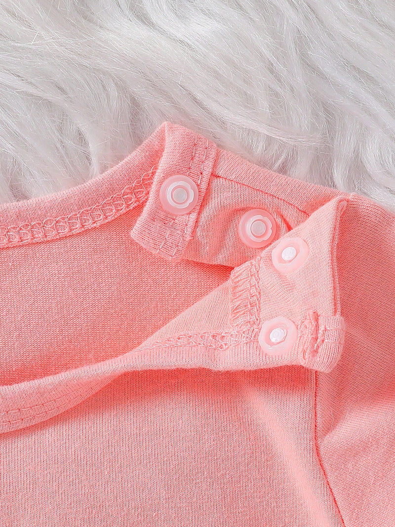 3 peças Conjunto de Roupas Estampado de Vaca para Bebê Recém-Nascida Meninas - Macacão de Manga Longa, Vestido com Avental e Babados, Faixa de Cabeça