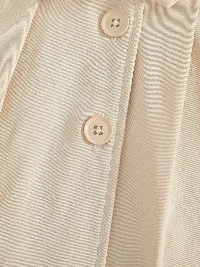 Souflis Souflis Jaqueta Forrada de Fleece para Bebês Meninas com Gola Falsa de Pele e Laço 3D, Casaco Trench para Outono Inverno, Cáqui Marrom