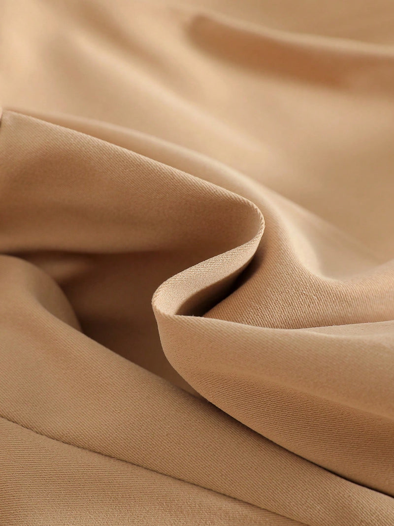 Souflis Souflis Jaqueta Forrada de Fleece para Bebês Meninas com Gola Falsa de Pele e Laço 3D, Casaco Trench para Outono Inverno, Cáqui Marrom