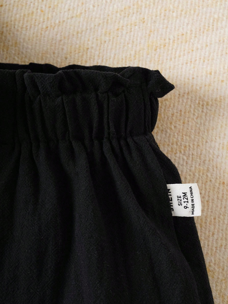 Souflis Souflis Conjunto de 2 peças para bebê menina em Rosa, Elegante, Bonito, Roupa Casual para o Dia a Dia de Primavera e Verão
