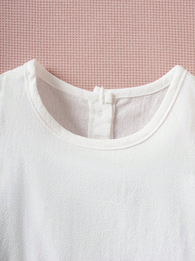 Souflis Souflis Conjunto de 2 peças para bebê menina em Rosa, Elegante, Bonito, Roupa Casual para o Dia a Dia de Primavera e Verão