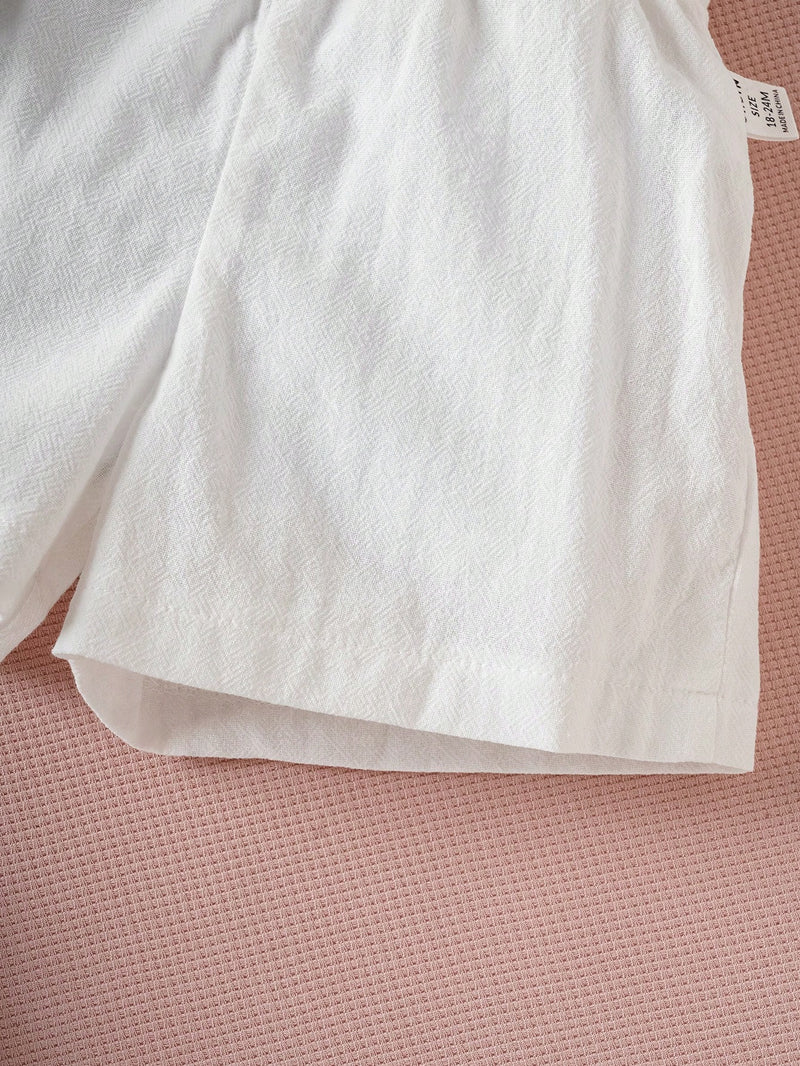 Souflis Souflis Conjunto de 2 peças para bebê menina em Rosa, Elegante, Bonito, Roupa Casual para o Dia a Dia de Primavera e Verão