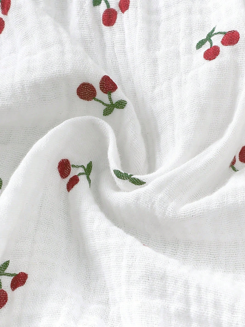 2 peças/Conjunto Vestido Infantil Feminino de Verão com Laço Pregueado Coração e Chapéu Fofo, Conjunto de Vestido Casual de Verão Confortável e Versátil