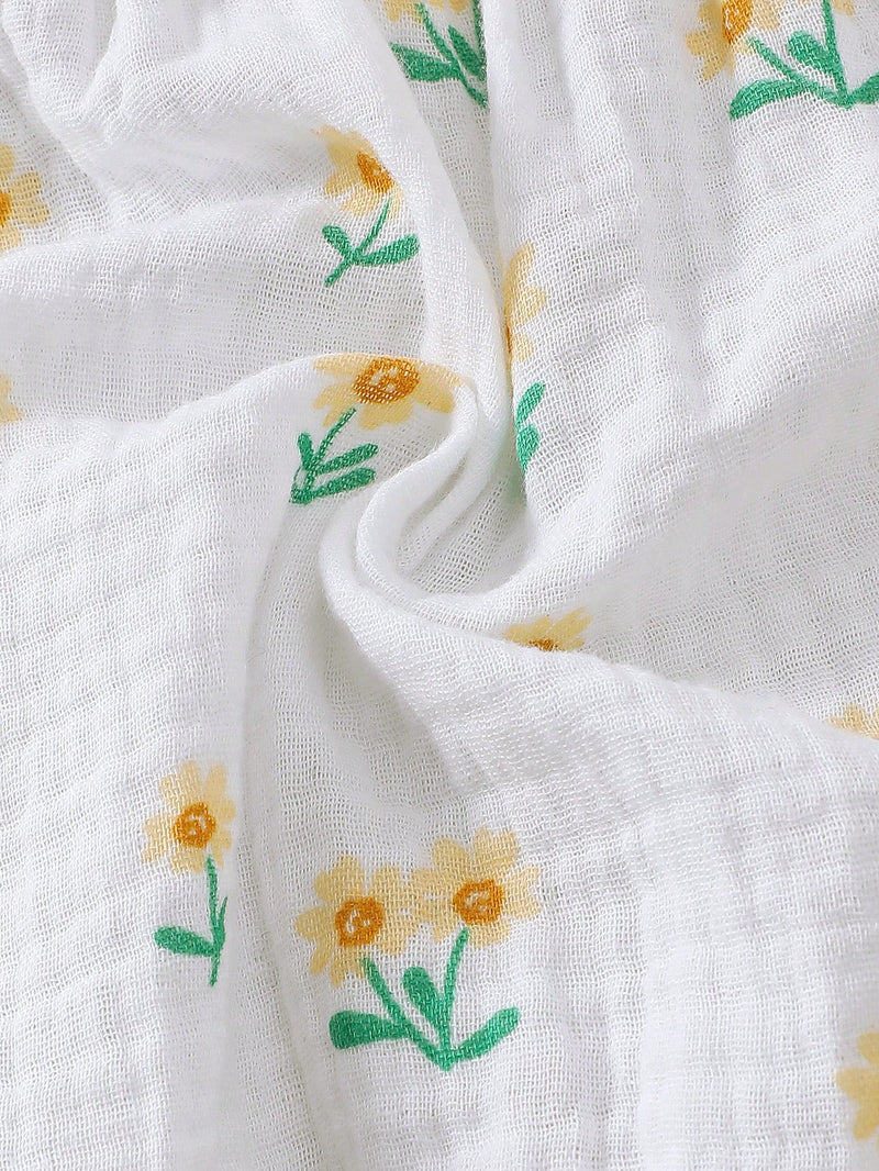 Conjunto de 2 peças para bebê menina, composto por Macaquinho Regata Reverso com Babados e Laço em Formato de Coração + Chapéu, Confortável e Versátil, Primavera/Verão