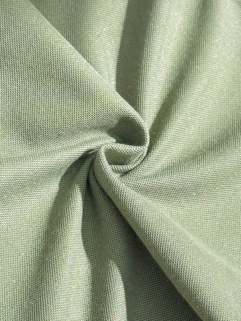 Souflis Souflis Conjunto Casual Estilo Academia de Camisa Polo + Shorts 2 Peças para Bebê Menino / Infantil / Criança Pequena, Primavera/Verão