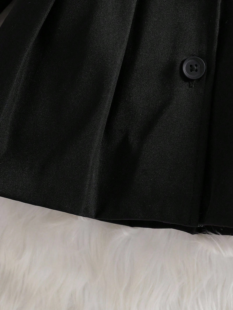 Souflis Souflis Jaqueta Forrada de Fleece para Bebês Meninas com Gola Falsa de Pele e Laço 3D, Casaco Trench para Outono Inverno, Cáqui Marrom