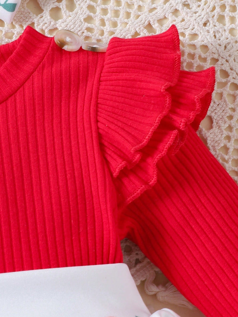 1 Peça Macacão Longo de Manga Longa com Estampa Patchwork Fofa para Bebês e Crianças Pequenas, Fino para Primavera e Outono